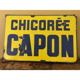 Plaque émaillée Chicorée Capon