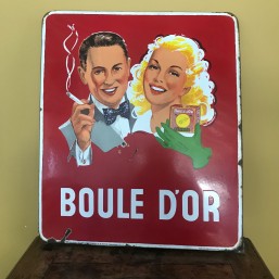 Plaque émaillée "Boule d'Or"