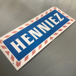 Tôle publicitaire "Henniez"