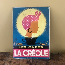 Tôle imprimée "Cafés La...