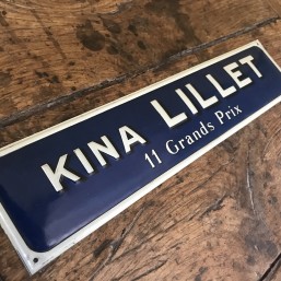 Tôle emboutie "Kina Lillet"