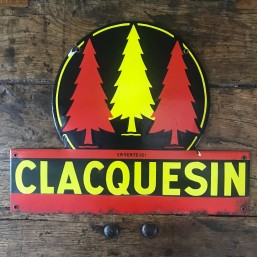 Plaque émaillée "Clacquesin"