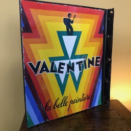 Plaque émaillée "Valentine"