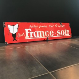 Plaque émaillée "France-Soir"