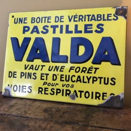 Plaque émaillée "Pastilles...