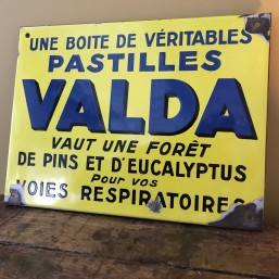 Plaque émaillée "Pastilles...