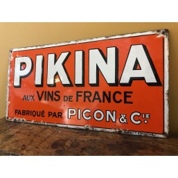 Plaque émaillée "Pikina"